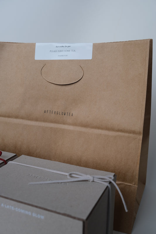 桃香紅茶+茉莉花茶｜濾掛式茶飲組合（含禮品袋）